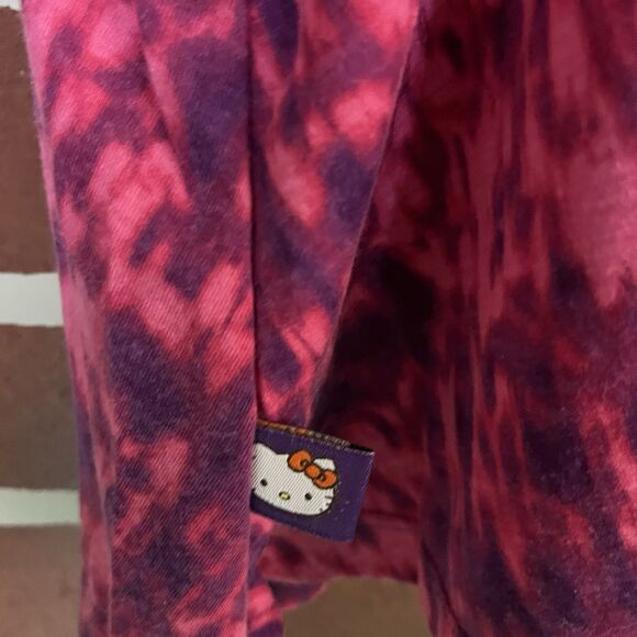 Rare HTF Hello Kitty Women’s Large Tie Dye Tank Top Athletic Activewear NWT - Picture 7 of 9